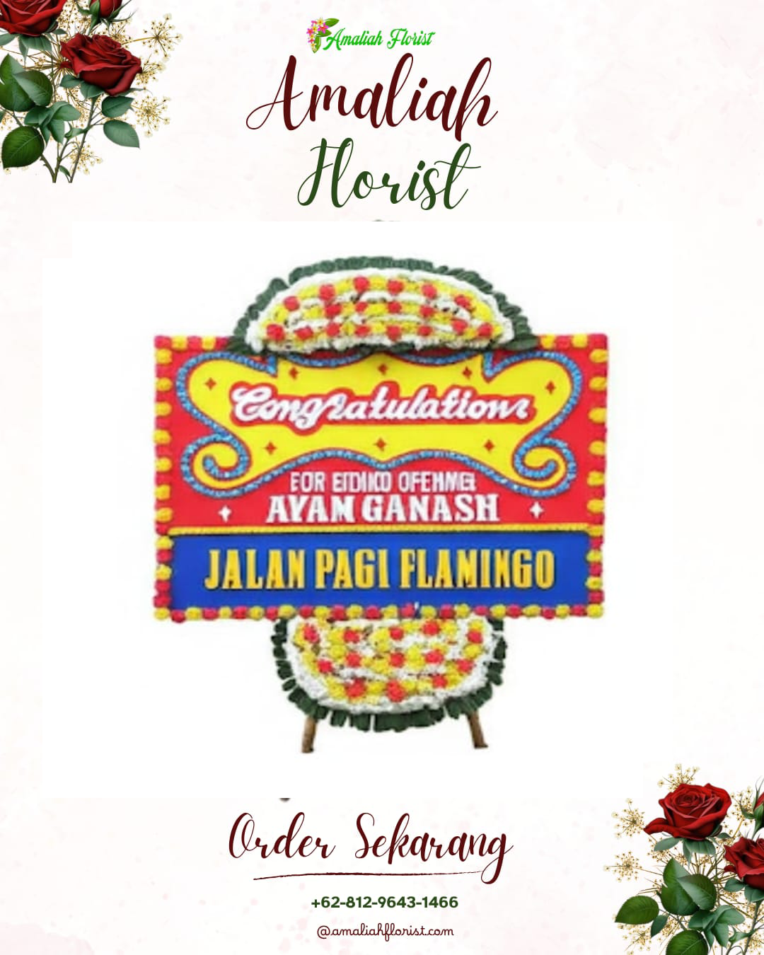 Sewa Papan Bunga Benowo